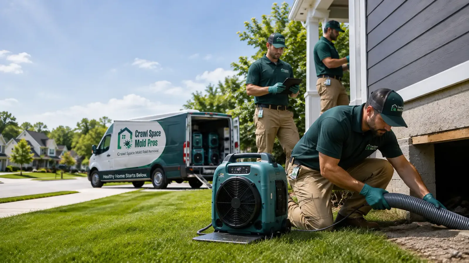 Crawl Space Mold Removal in North Tazewell, VA